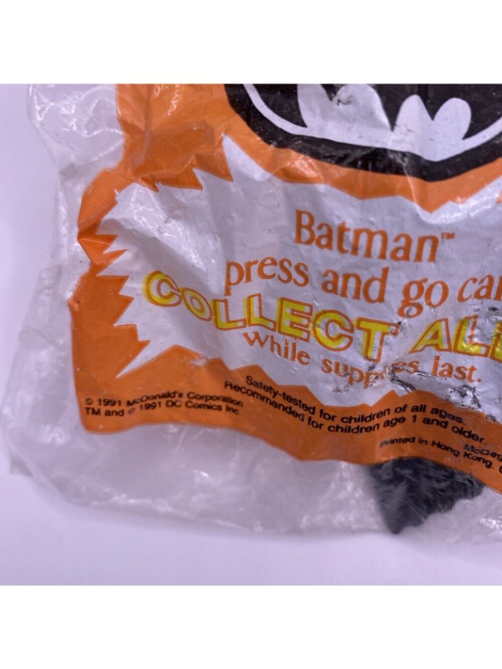 Batman 1991 McDonalds Happy Meal Press And Go Toy Collectible Sealed In Original - Picture 5 of 12